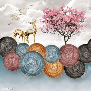Tranh canvas decor phòng khách đẹp hiện đại