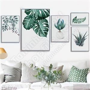 Bộ tranh ghép treo tường lá cây