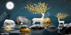 Tranh canvas decor phòng khách đẹp hiện đại