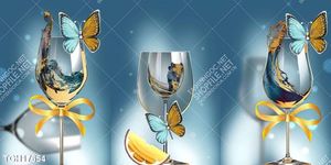 Tranh ghép tôn vẻ đẹp mảng tường trắng