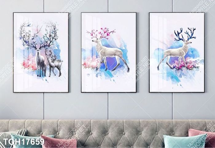 Tranh treo tường 3D đẹp cho phòng khách hiện đại