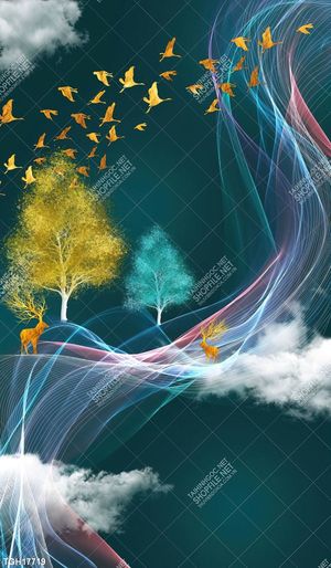 Tranh decor 3D trang trí độc đáo