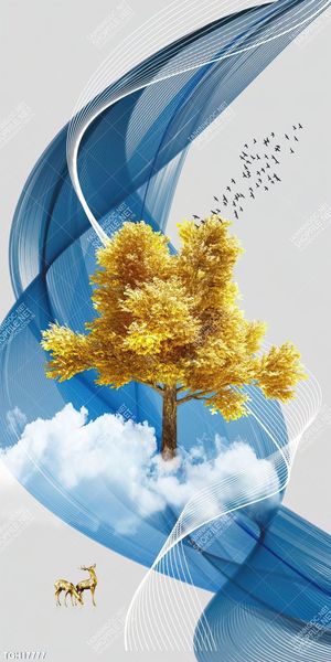 Tranh ghép theo bộ trang trí tường nhà độc đáo
