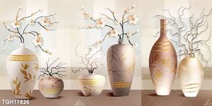 Tranh ghép 3d in vải canvas