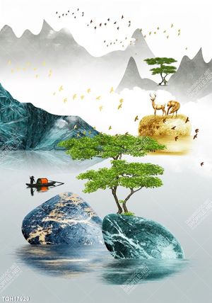 Tranh ghép 3d in vải canvas