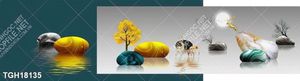 Tranh ghép tráng gương treo trang trí tường