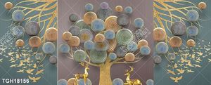 Tranh decor 3D trang trí độc đáo