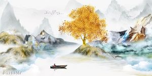 Tranh ghép tráng gương treo trang trí tường