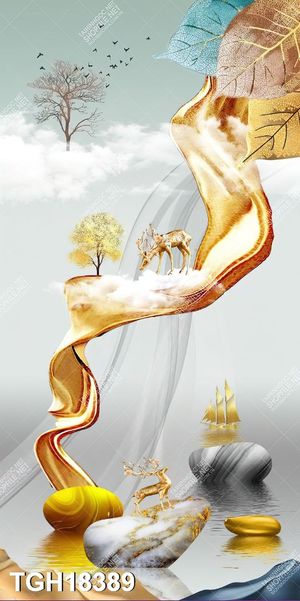 Tranh decor phong cách nội thất tối giản