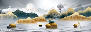 Tranh ghép tráng gương treo trang trí tường