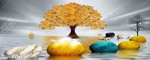 Tranh treo tường phòng khách mẫu mới nhất