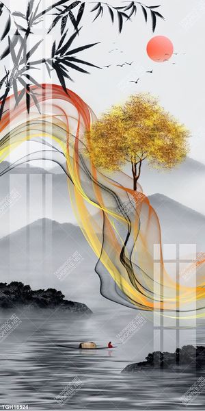Tranh ghép theo bộ trang trí tường nhà độc đáo