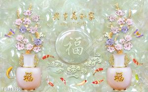 Tranh ghép tôn vẻ đẹp mảng tường trắng