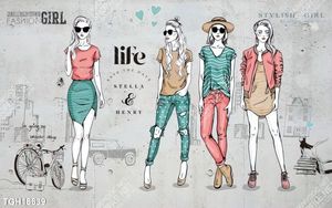 Tranh ghép tráng gương treo trang trí tường