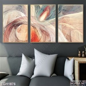 Tranh trừu tượng in canvas