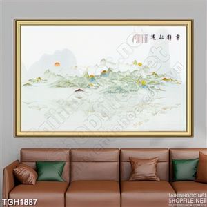 Tranh ghép núi nghệ thuật trừu tượng