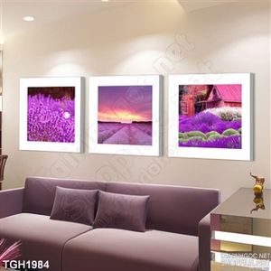 Tranh ghép hoa lavender
