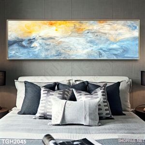 Tranh trừu tượng giông bão
