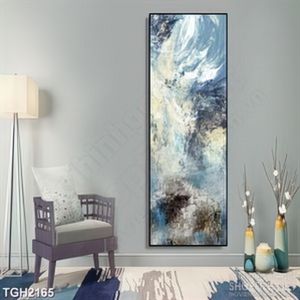 Tranh ghép in uv trên đỉnh ngọn núi phủ đầy tuyết trắng xóa