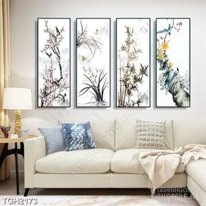 Tranh ghép in uv những bức tranh thủy mạc vẽ thiên nhiên