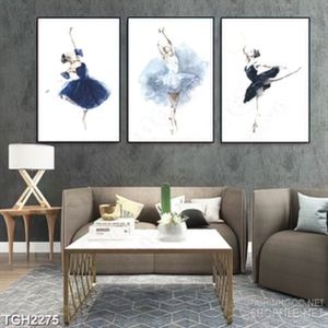 Tranh ghép decor những cô gái đang múa ba lê điêu luyện