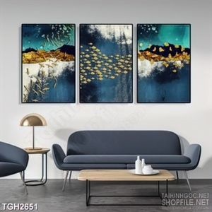 Tranh ghép decor những cánh bướm xinh đẹp bên đàn cá heo