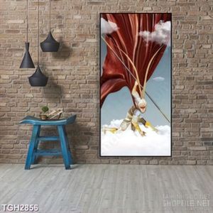 Tranh ghép in canvas tôn ngộ không đại náo thiên cung