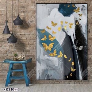 Tranh ghép sơn dầu bướm