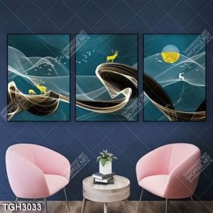 Tranh ghép hươu nghệ thuật