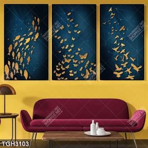 Tranh ghép bướm nền không gian