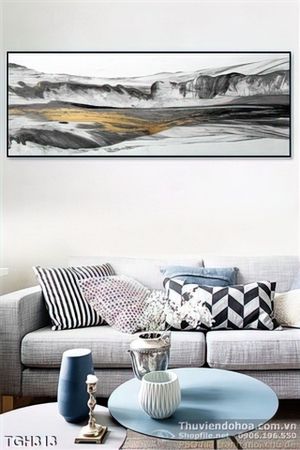 Tranh ghép cảnh núi rừng ấn ượng