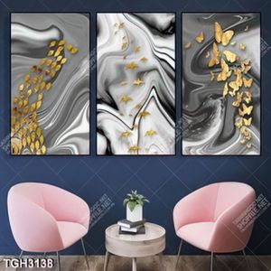 Tranh ghép cá và bướm