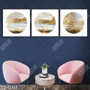 Tranh ghép họa tiết tròn