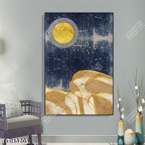Tranh ghép sơn dầu ánh trăng