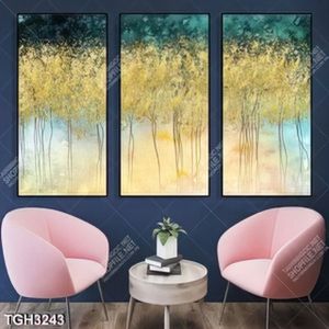 Tranh ghép nghệ thuật cây vàng