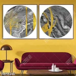 Tranh ghép nghệ thuật câu gold