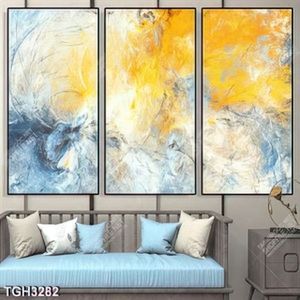 Tranh ghép sơn dầu in canvas đẹp
