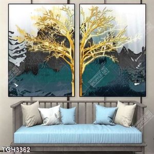 Tranh ghép cây gold