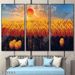 Tranh sơn dầu rừng cây mùa thu