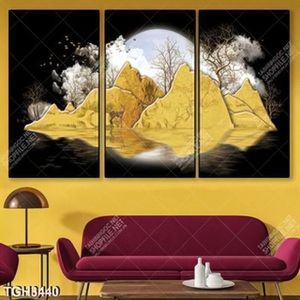 Tranh ghép núi gold