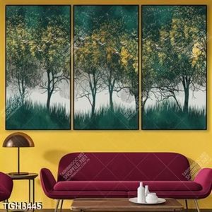 Tranh ghép sơn dầu in canvas