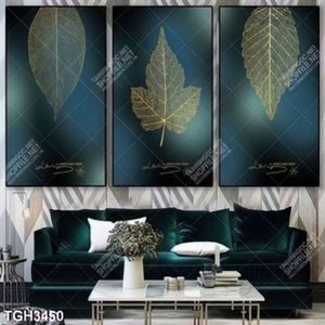 Tranh ghép 3 tấm lá cây