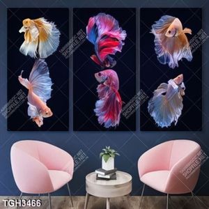 Tranh ghép cá in kính chất lượng cao