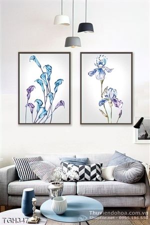 Tranh ghép hoa lily đẹp