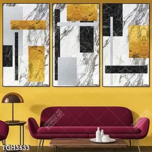 Tranh ghép hình họa nền vân đá
