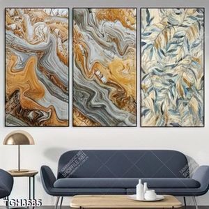 Tranh ghép trừu tượng trang trí phòng khách