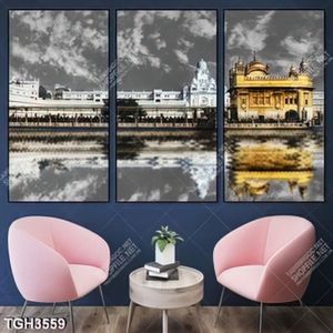 Tranh ghép decor công trình nổi tiếng