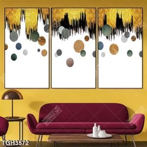Tranh ghép họa tiết gold