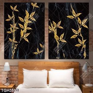 Tranh ghép lá gold in đẹp