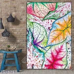 Tranh ghép họa tiết lá đẹp
